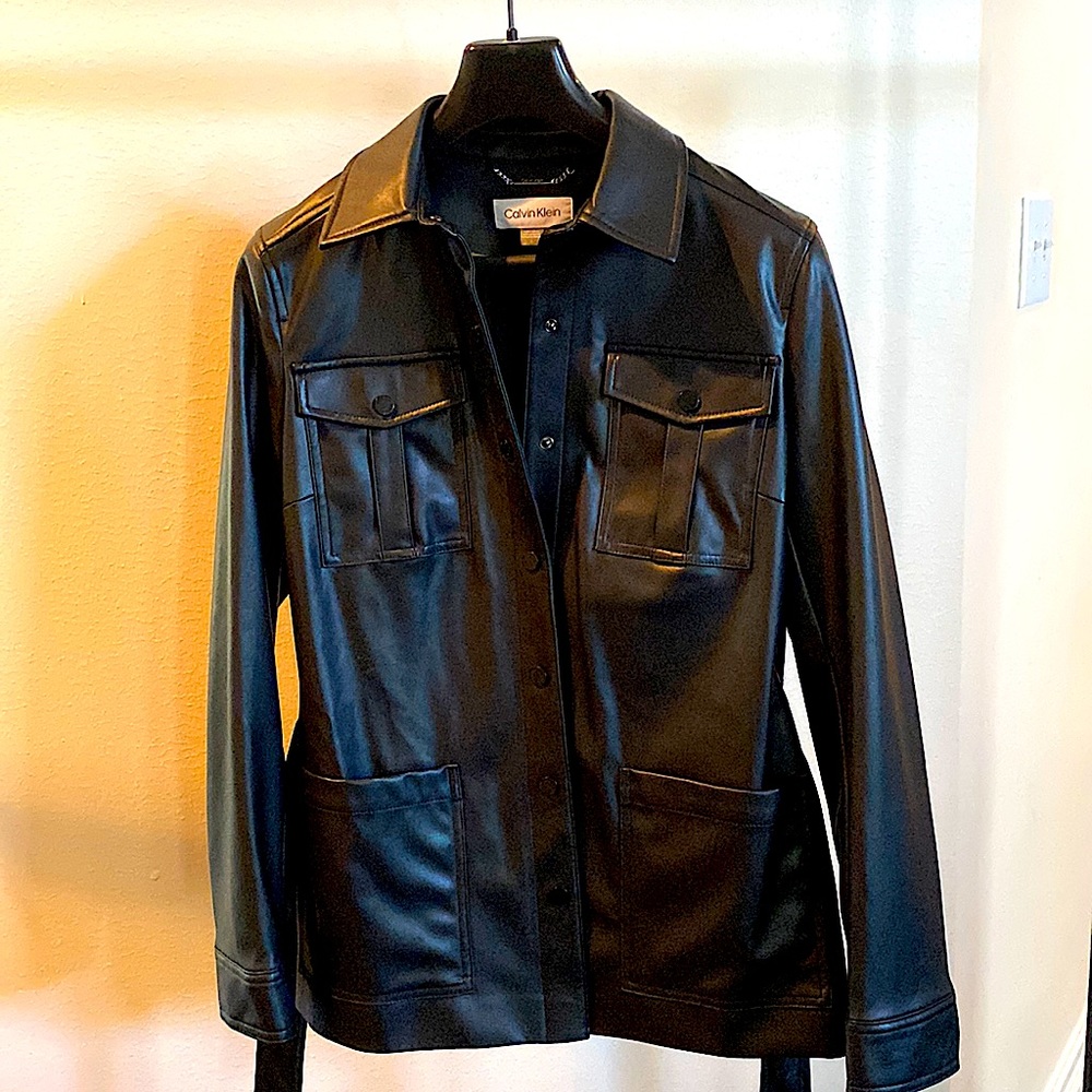 Beautiful Calvin Klein Leather Jacket